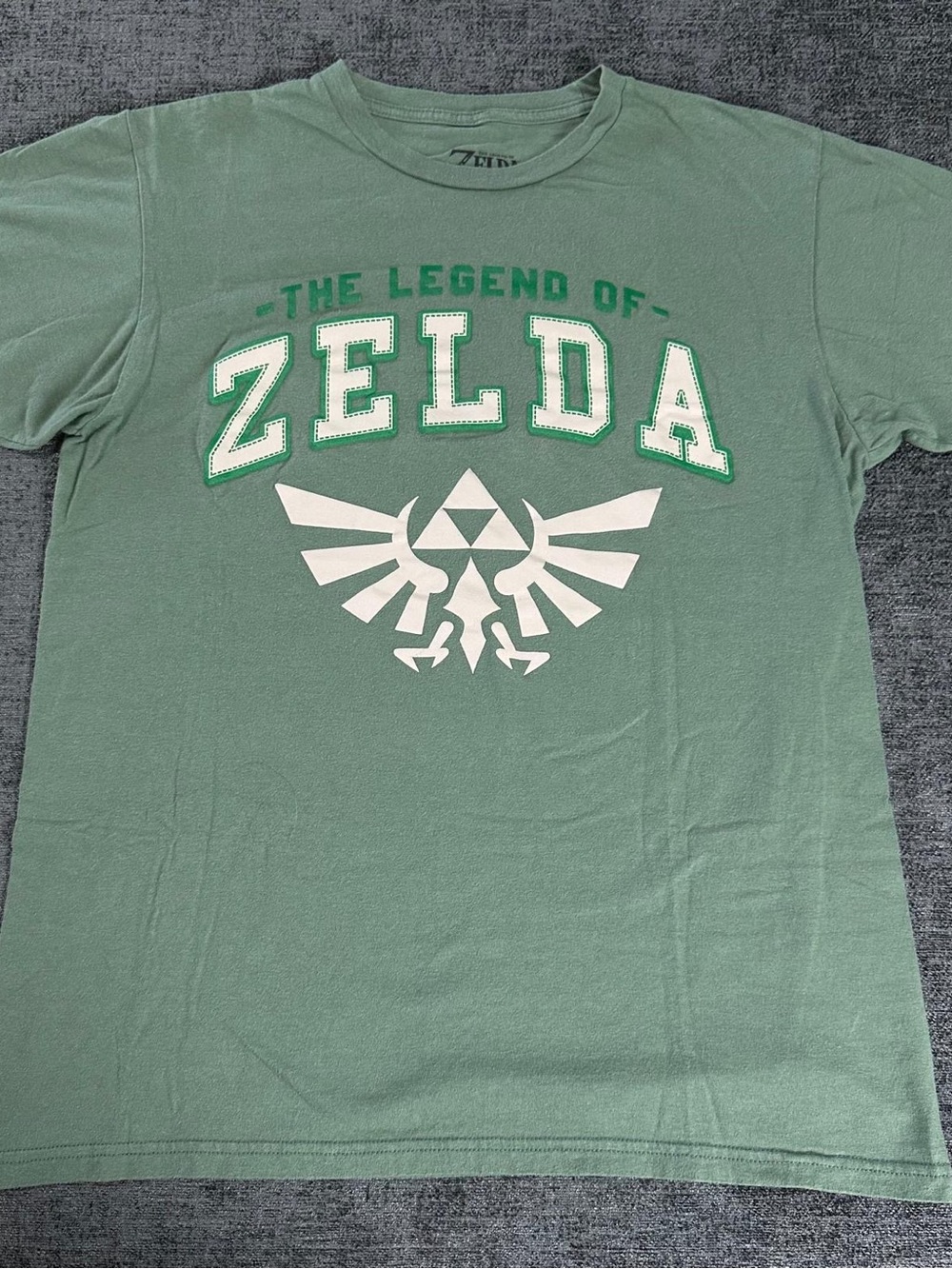 The Legend Of Zelda Badge Icon Garment-Dyed T-Shirt Unisex size m nintendo game